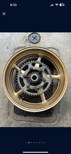 2009 Yamaha R6 Complete Rear Wheel Rim