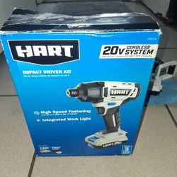 New 20v Hart Impact Drill Comes With Everything For It Firm Price $65