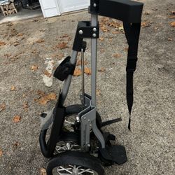 3 Wheel Collapsible Golf Push Pull Cart