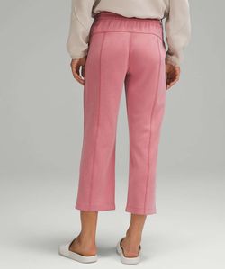 Lululemon Softstreme High-Rise Straight-Leg Cropped Pant Brier Rose size 4  
