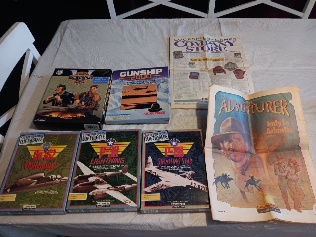 Flight Simulator Lucas Film Games Lot