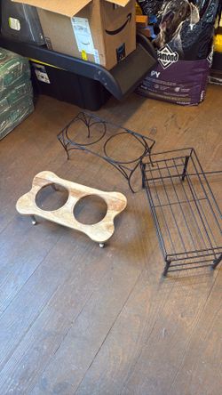 Elevated pet feeders *bowls not included*