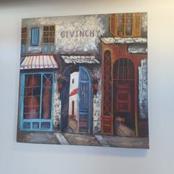 2 beautiful oil paintings.
 Measuring measuring 40X40. Asking 75 each or 100 for both. 