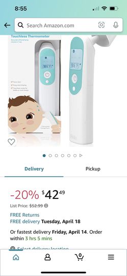 Frida Baby 3-in-1 Ear and Forehead Infrared Thermometer
