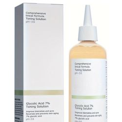Glycolic Acid 7% Toner: 100ml Glycolic Acid Toning Solution Glycolic Acid 7% Exfoliating Toner Suitable for at Home
