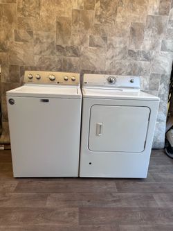 Maytag washer and dryer gas