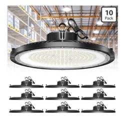 10 Pack UFO LED High Bay Light, 250W