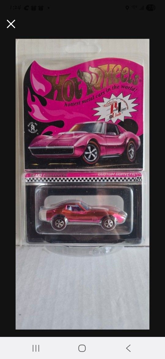 Hot Wheels Rlc Custom Corvette