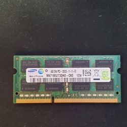 Samsung 4GB DDR3 PC3-12(contact info removed)MHz 204-Pin SODIMM Laptop Memory Module RAM. Model M471B5273DH0-CK0