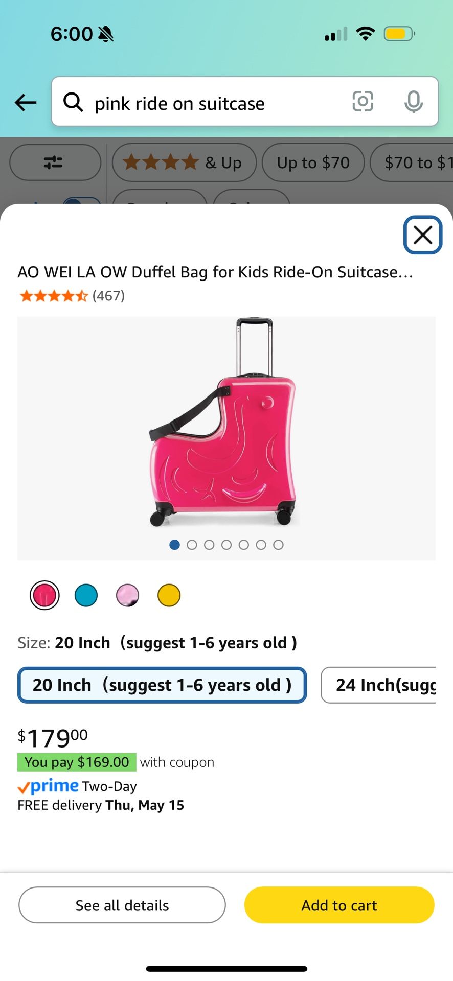 Ride On Suit Case
