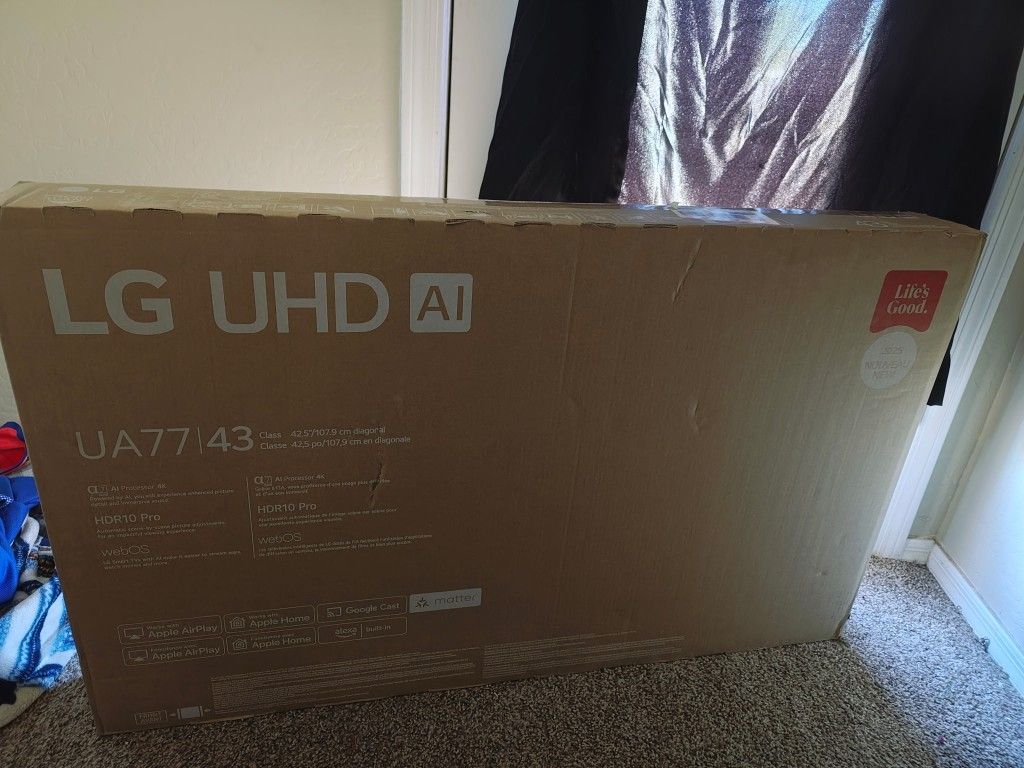 FOR SALE: Brand New LG UHD AI Smart TV – 43” (2025 Model)