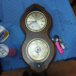 Bulova Wall Clock And Barometer 