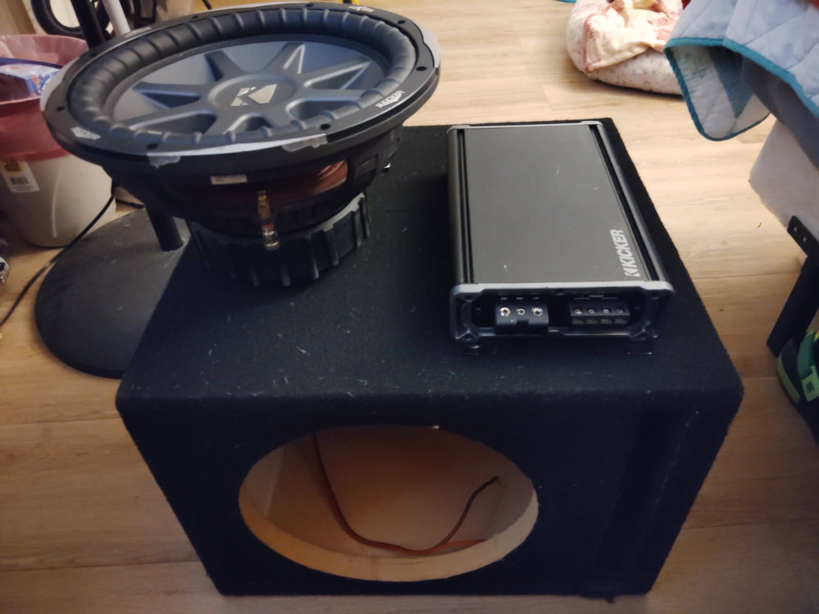 Subwoofer with box & amp