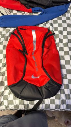 Red Nike elite bag