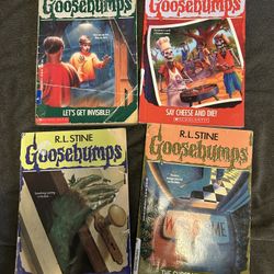 Goosebumps R.L. Stine Books Set Of 4