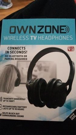 Ownzone wireless TV headphones
