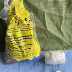 Open pack Of Balloons With String 