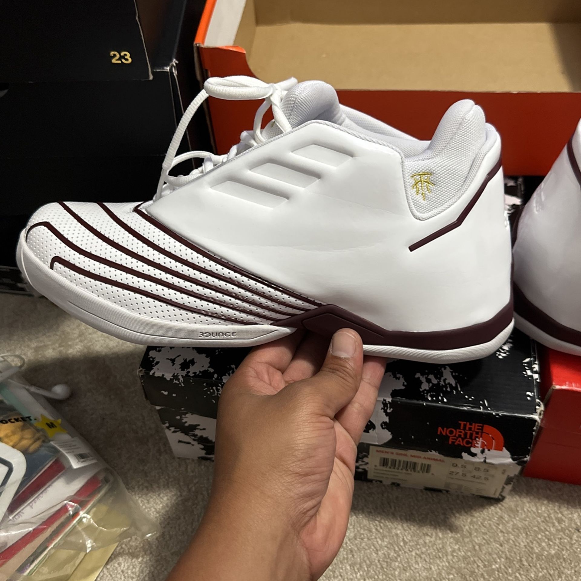 Adidas T-Mac 2 Restomod 'White Maroon' | Men's Size 10.5