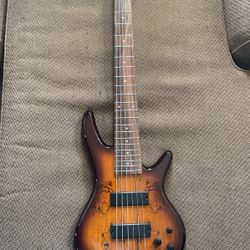 6 String Fretted Ibanez Bass Guitar 