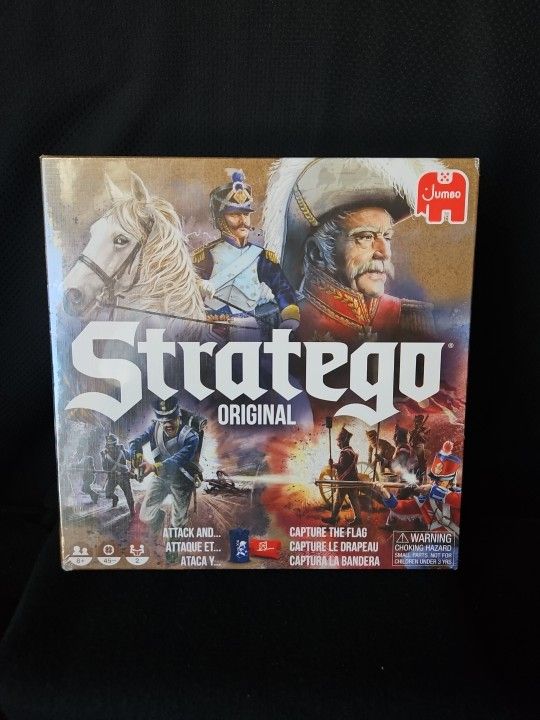 STRATEGO Original Jumbo Battlefield Strategy Board Game Factory Sealed