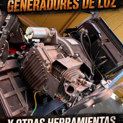 Generador, Pressure Washer, Motocierra