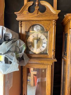 Antique grandfather clock