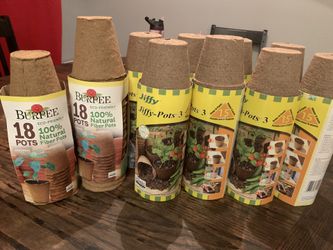 Jiffy starter pots
