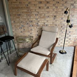 Poang IKEA Lounge Chair And Ottoman