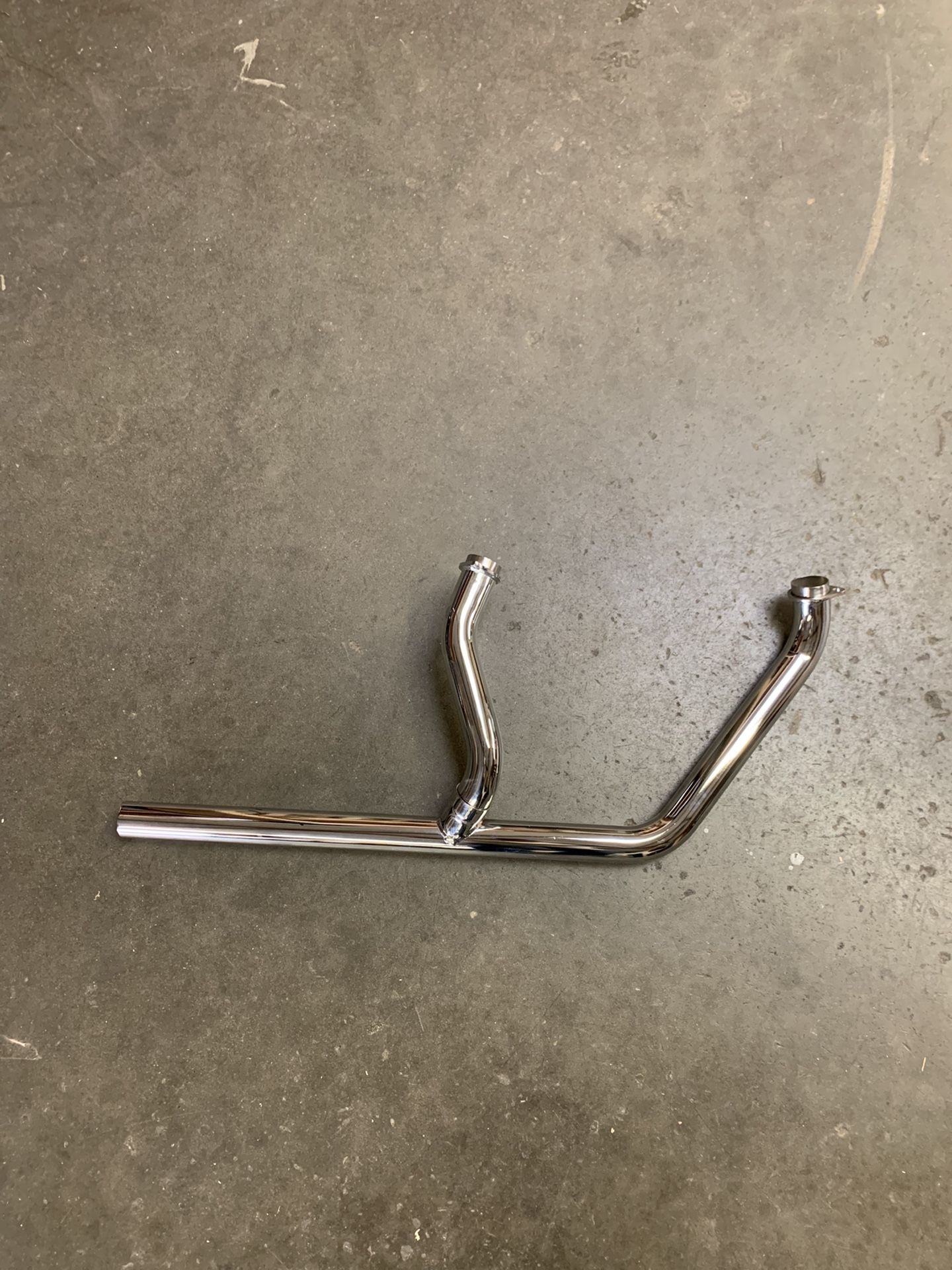 Harley Shovelhead 2 into 1 Exhaust