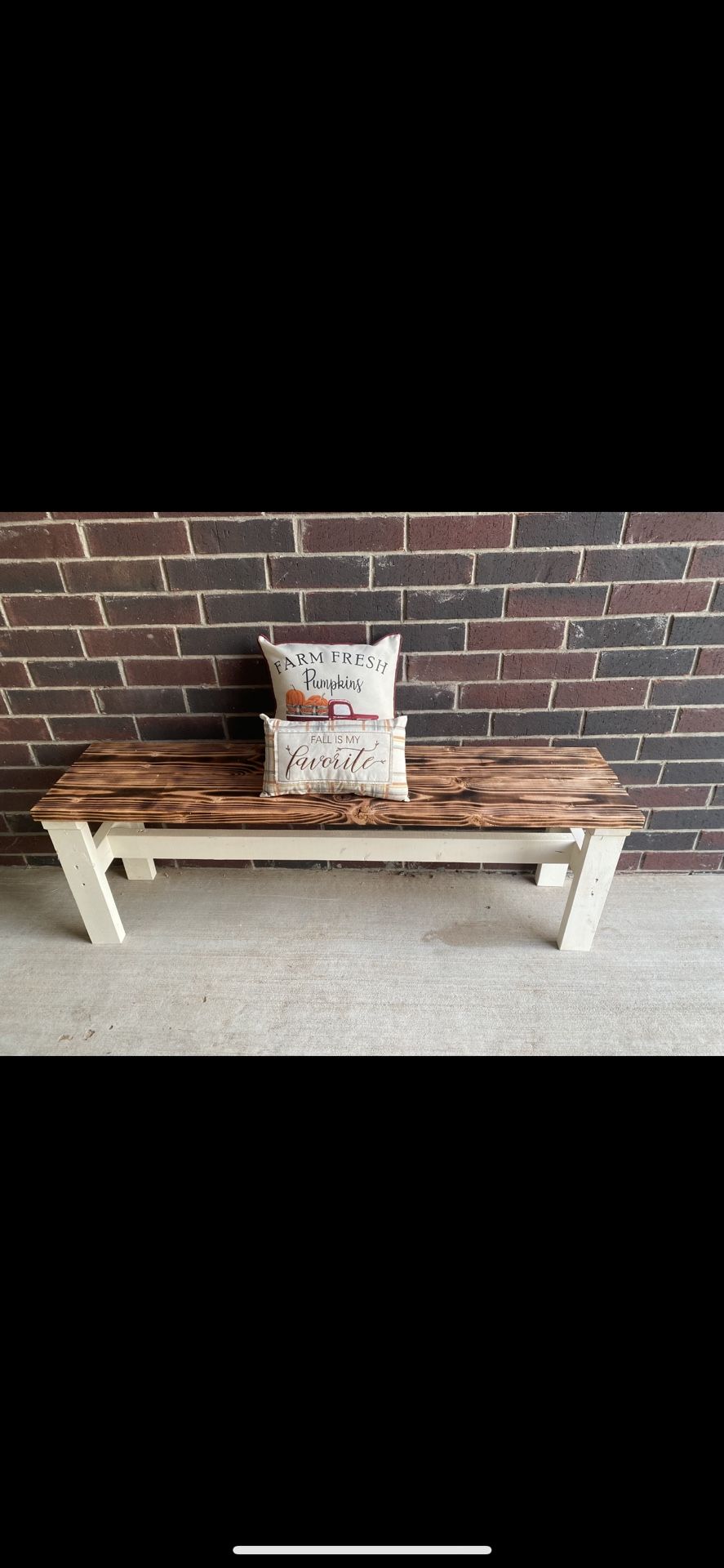 Custom Front Porch Benches Any Size