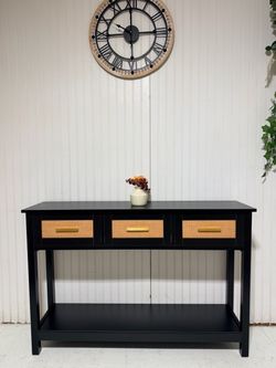 Entry table, sofa table, console table, buffet table, coffee bar station, sideboard