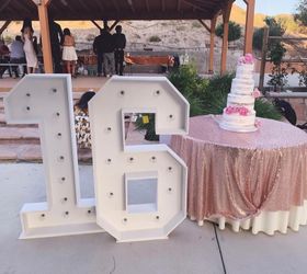 Big Number/ Marquee Numbers 4ft