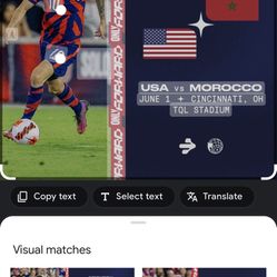 Today Soccer Game USA Vs Morocco 