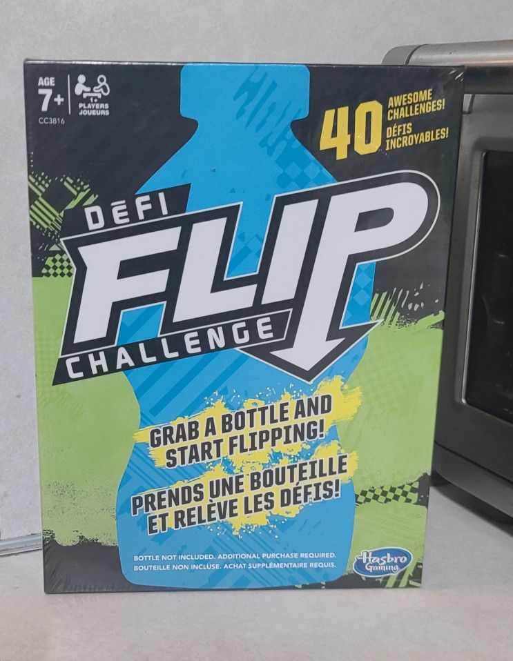 Water Bottle Flip Challenge Board Game Hasbro  BNIB