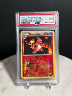 PSA 9 Charmeleon Reverse Foil Boundaries Crossed 19/149