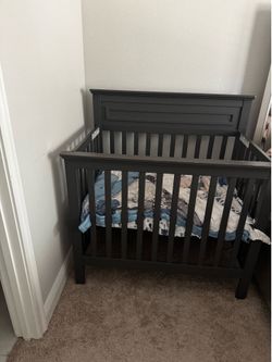 Crib and sheets
