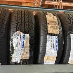 Set of new tires 205-50-17 Toyo Extensa HP ll on sales. Original price $575. Sales price $390