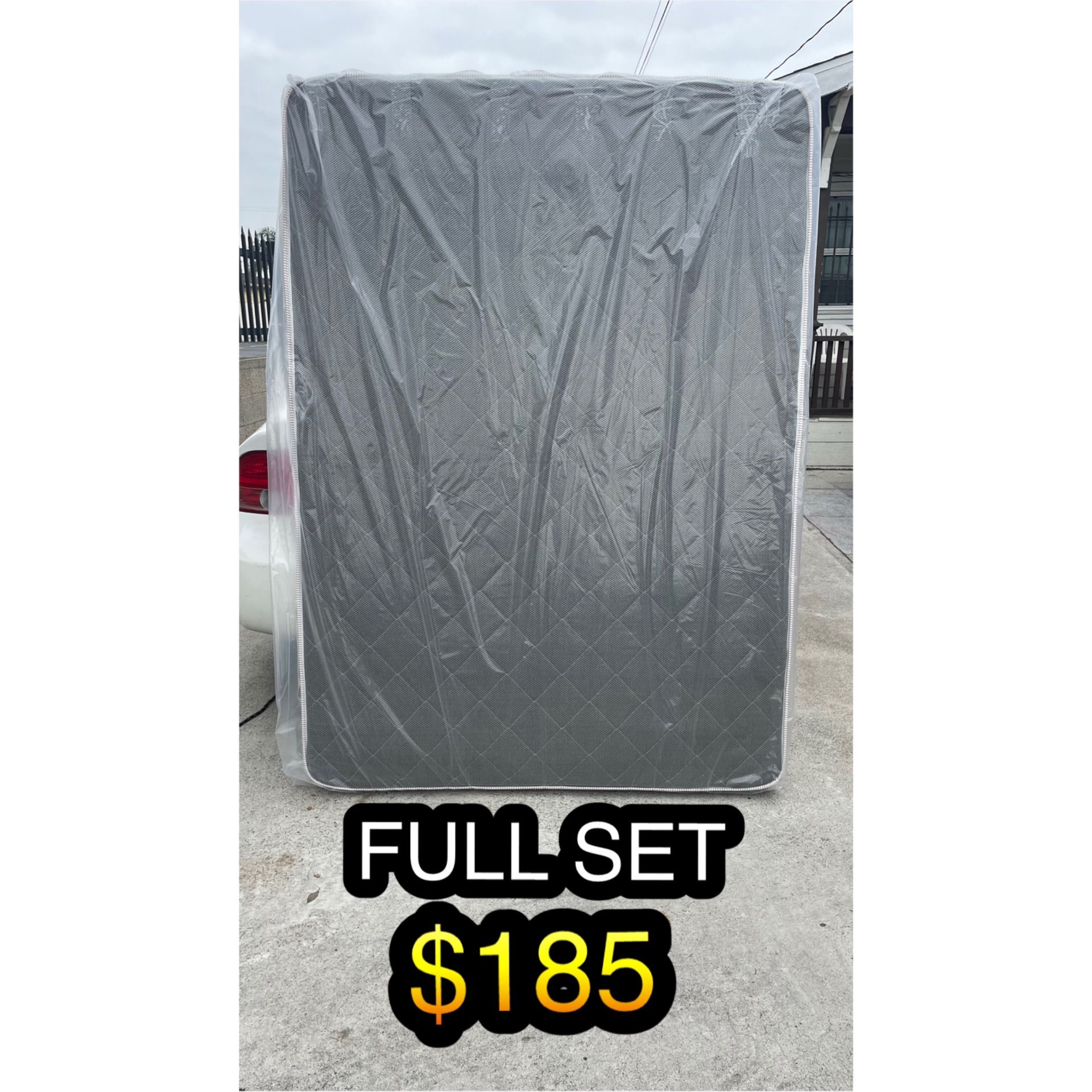 FULL MATTRESS WITH BOX SPRING 