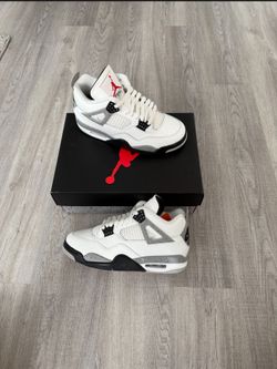 Jordan 4 Retro White Cement Men Sizes New