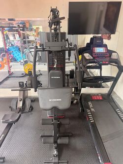 Hercules and rowing machine