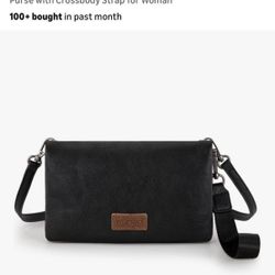 Wrangler RFID Blocking Bifold Clutch Credit Card Holder Purse with Crossbody Strap for Woman