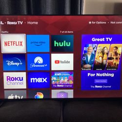 TCL 55” Roku TV