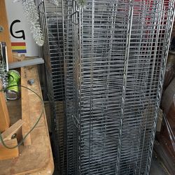 Heavy Duty 5 Tier Metal Shelving Rack With Wheels NSF Certified