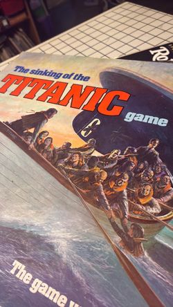 Ideal The Sinking of the Titanic Board Game