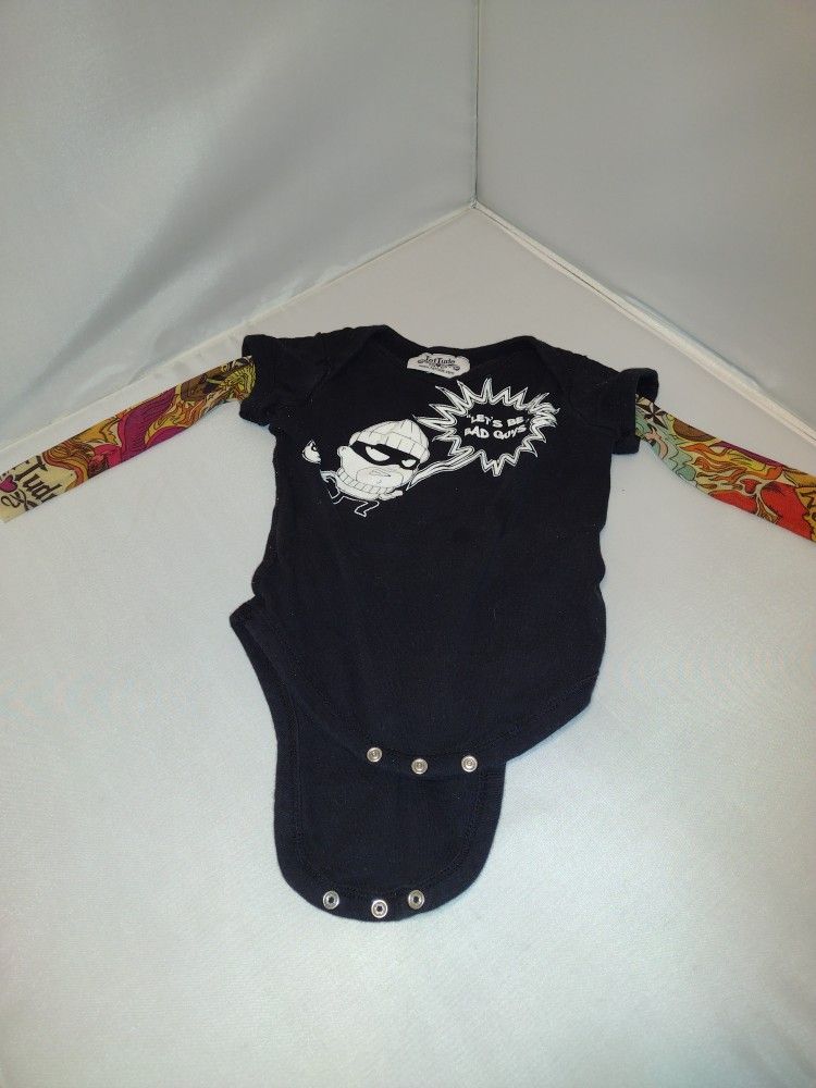 Tattoo Sleeve Onesie "Tot Tude" Brand