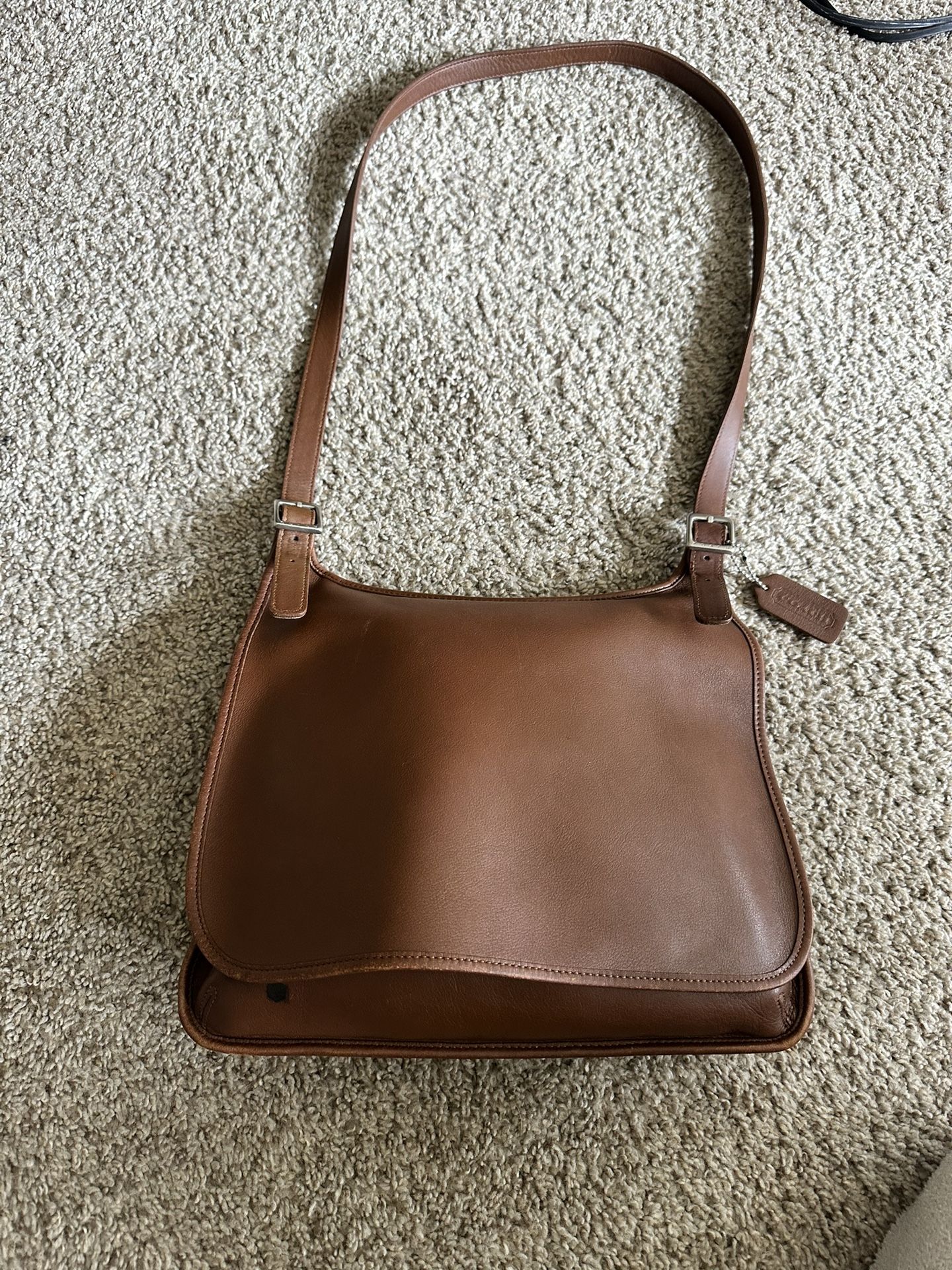 Brown Leather Coach Purse