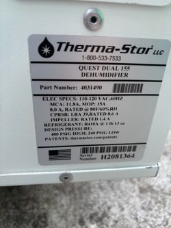 Therma-Stor Quest Dual 205