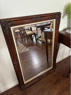 Large antique Ornate Decorative Wall Mirror