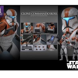 1/6 Hot Toys Star Wars Clone Commando Boss