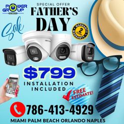 CCTV Security Cameras Installation Included